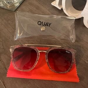 Quay Australia Snakeskin Sunglasses NEW